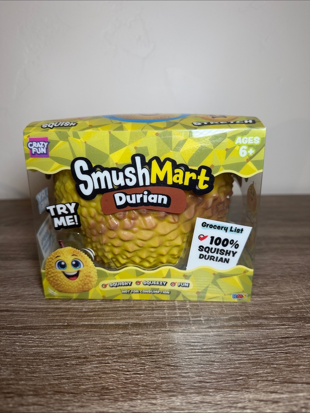 SmushMart Durian Squishy Toy - Yellow
